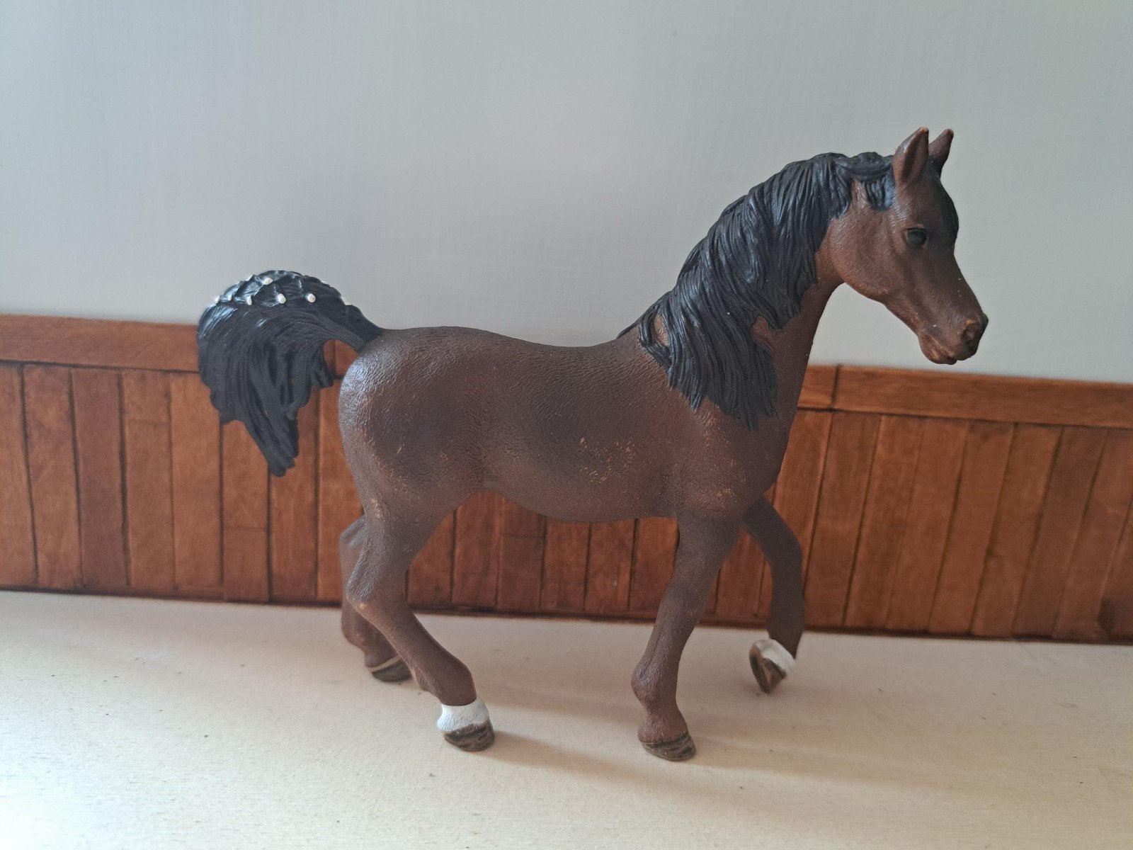 schleich arabier hengst, Ophalen of Verzenden, Zo goed als nieuw, Paard, Beeldje of Figuurtje