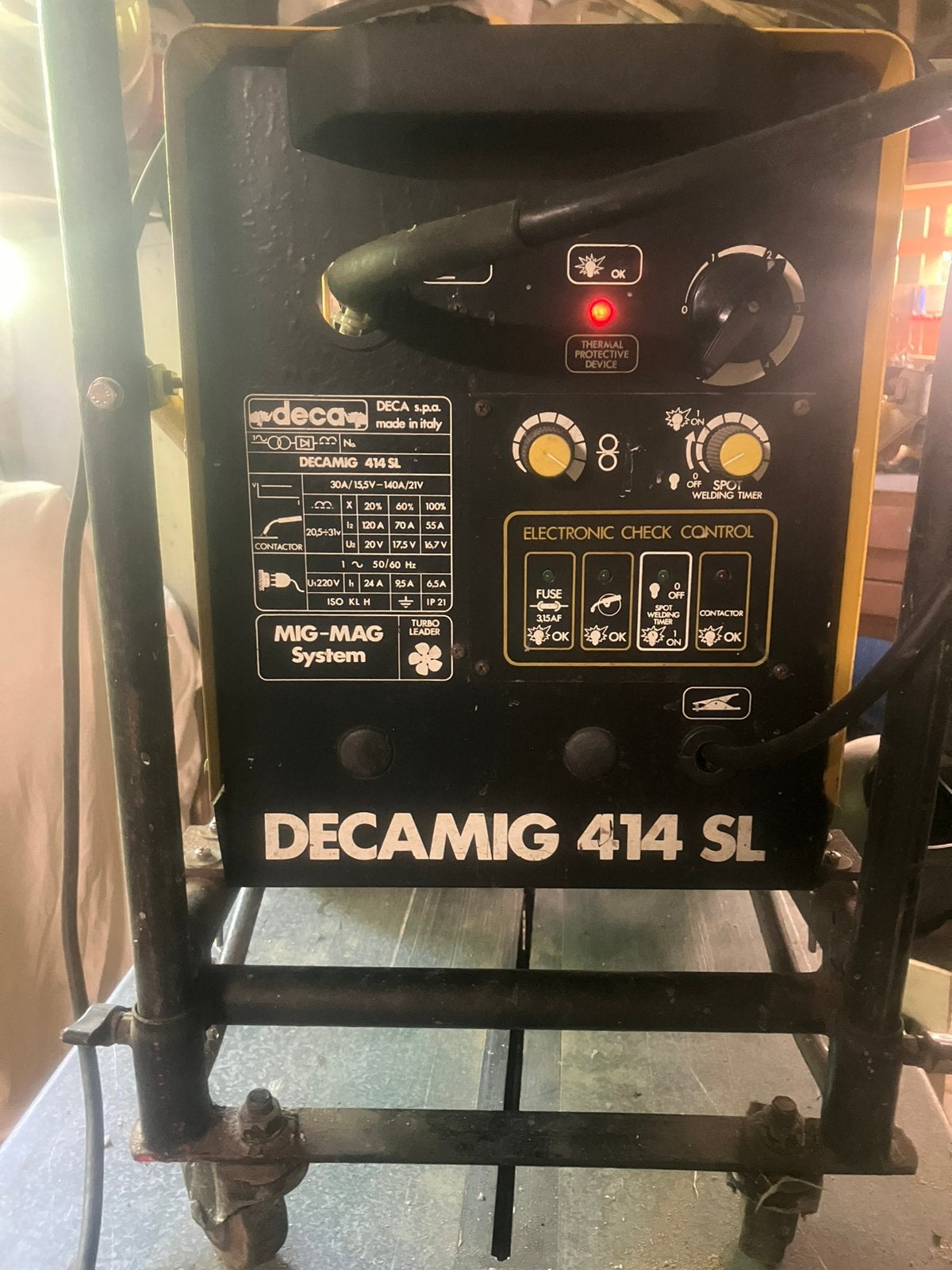Decamig 414SL Mig/Mag, Ophalen, Gebruikt, Minder dan 150 ampère, Co2
