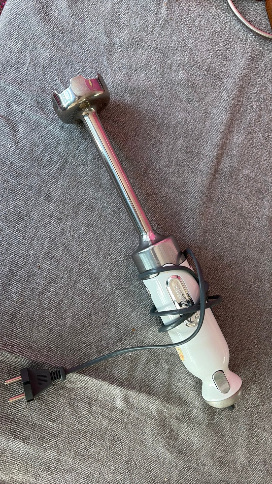 Kenwood staafmixer wit, Ophalen of Verzenden, Zo goed als nieuw, Blender