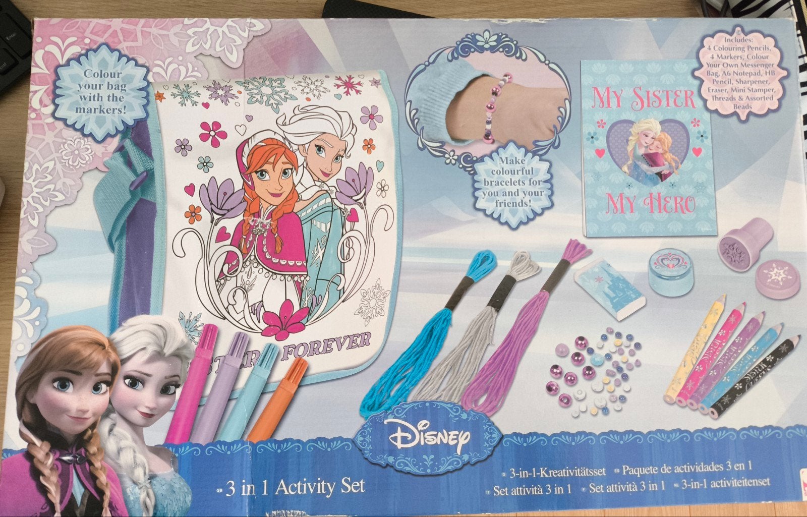 Disney Frozen 3-in-1 Knutselset - Nieuw, Ophalen of Verzenden, Nieuw, Knutselen