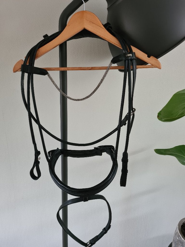 Horka hoofdstel maat Full, Hoofdstel, Nieuw, Ophalen of Verzenden, Zwart