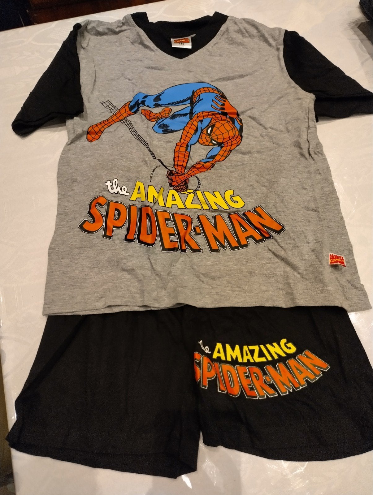 Spiderman pyjama maat 140, Kinderen en Baby's, Nacht- of Onderkleding, Gebruikt, Ophalen of Verzenden, Marvel
