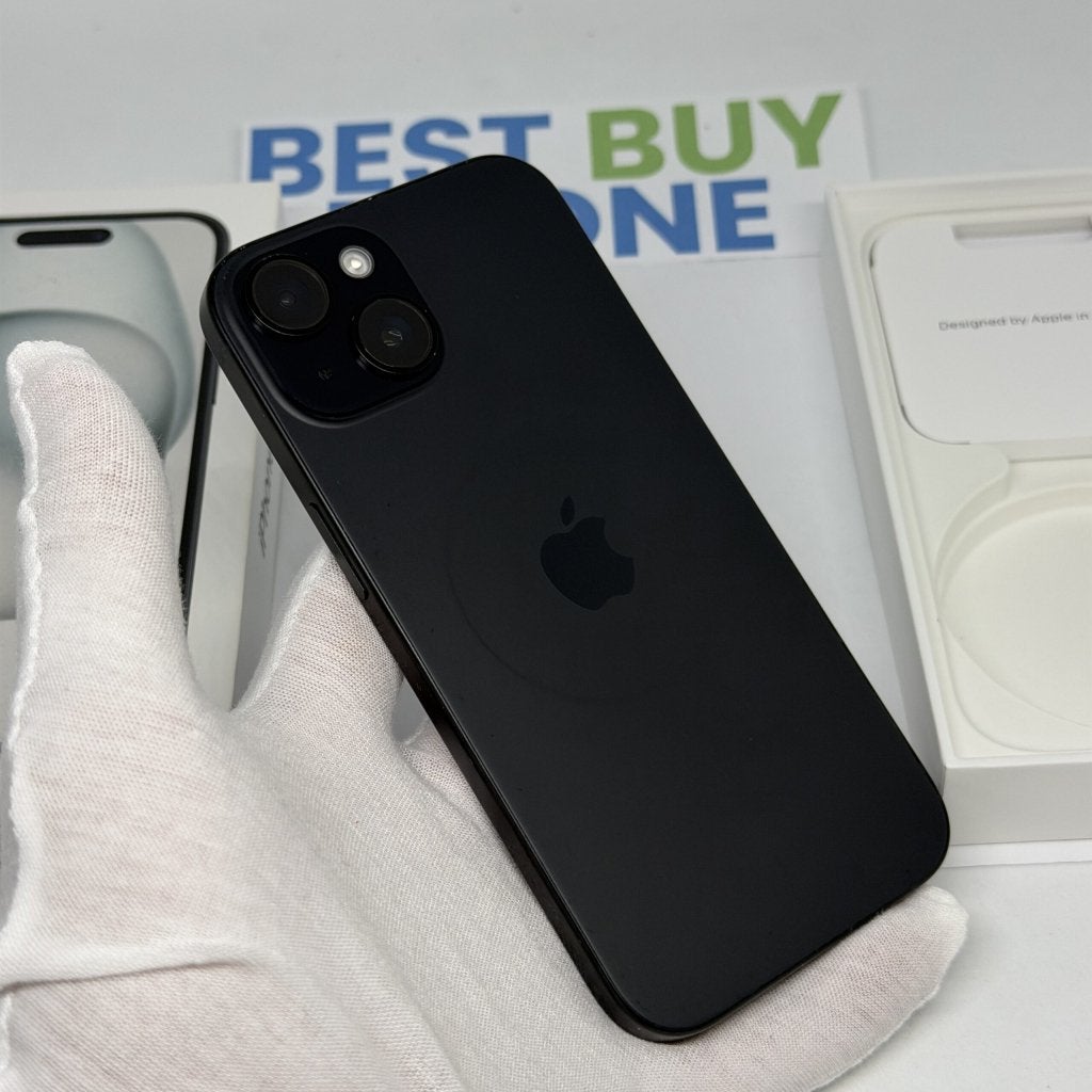 iPhone 15 128GB zwart /licht gebruikt /87% batt /garantie, 128 GB, Apple, Zwart, 87 %