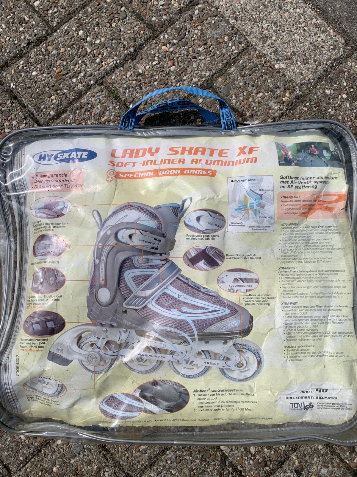 Skeelers, dames, maat 40, Sport en Fitness, Skeelers, Gebruikt, Inline skates 4 wielen, Dames, Ophalen