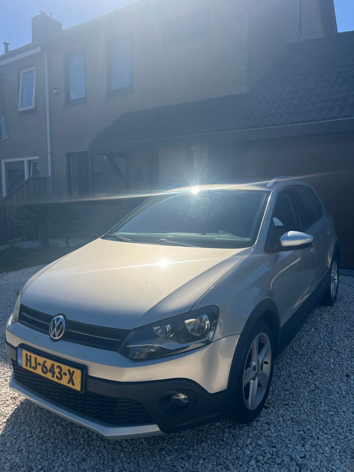 Volkswagen Polo cross 1.2, Auto's, Voorwielaandrijving, 40 €/maand, Zwart, Bruin