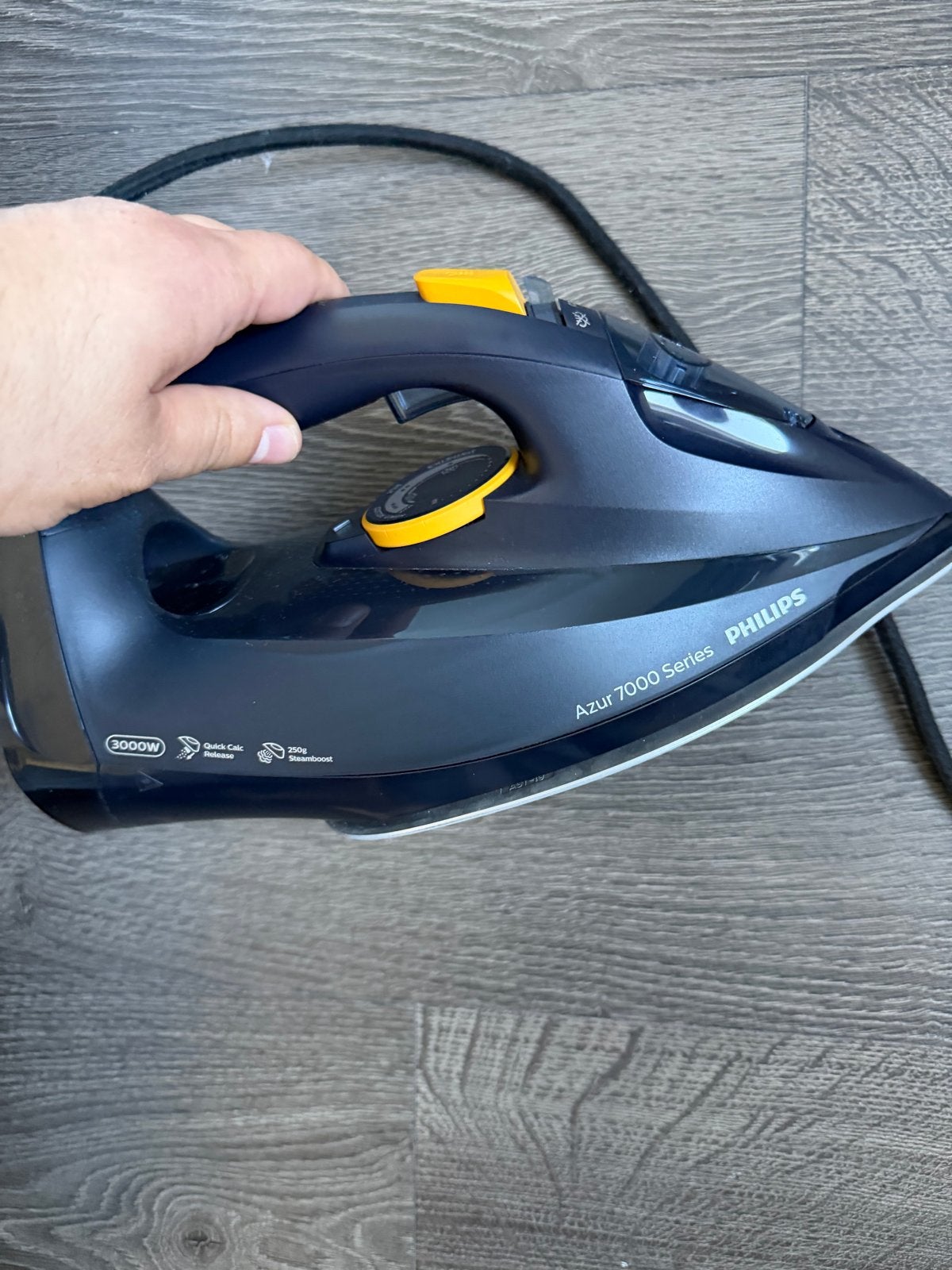 Philips Azur 7000 Serie Stoomstrijkijzer - 3000W, Ophalen, Gebruikt, Strijkijzer met snoer