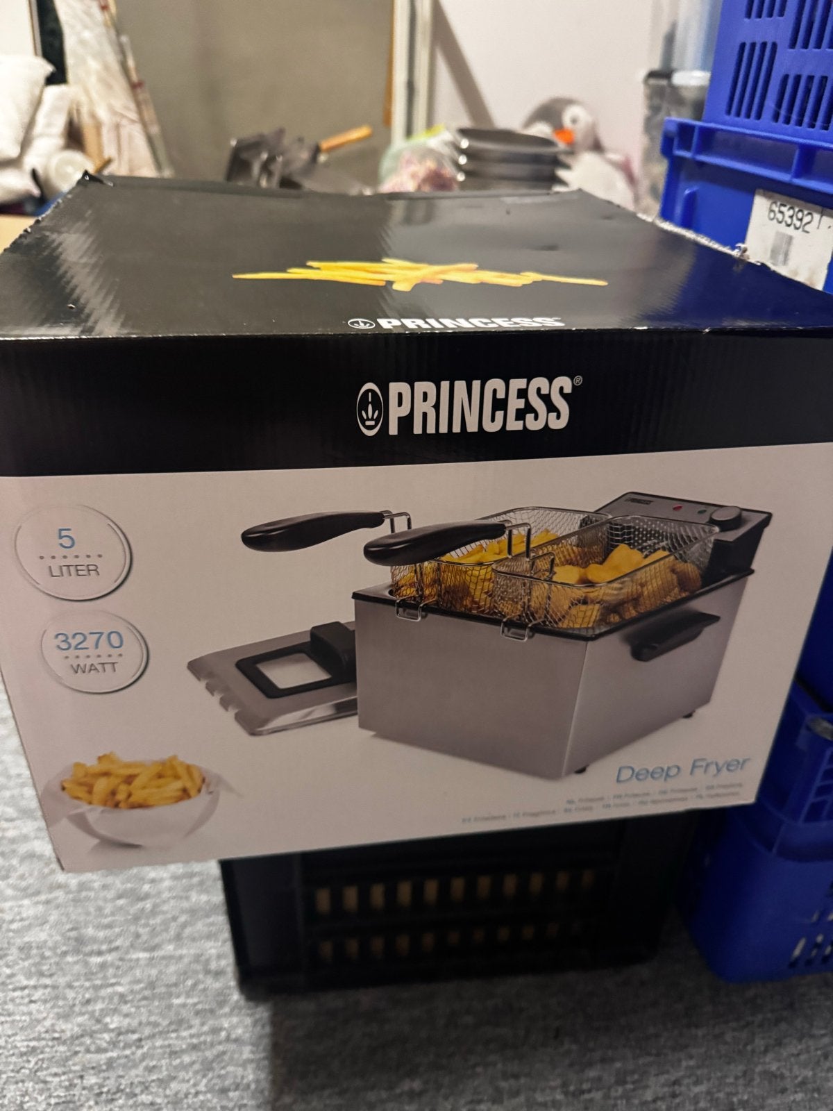 Princess Deep Fryer - Slechts 1 keer gebruikt, Witgoed en Apparatuur, Frituurpannen, 4 liter of meer, Ophalen, Zo goed als nieuw