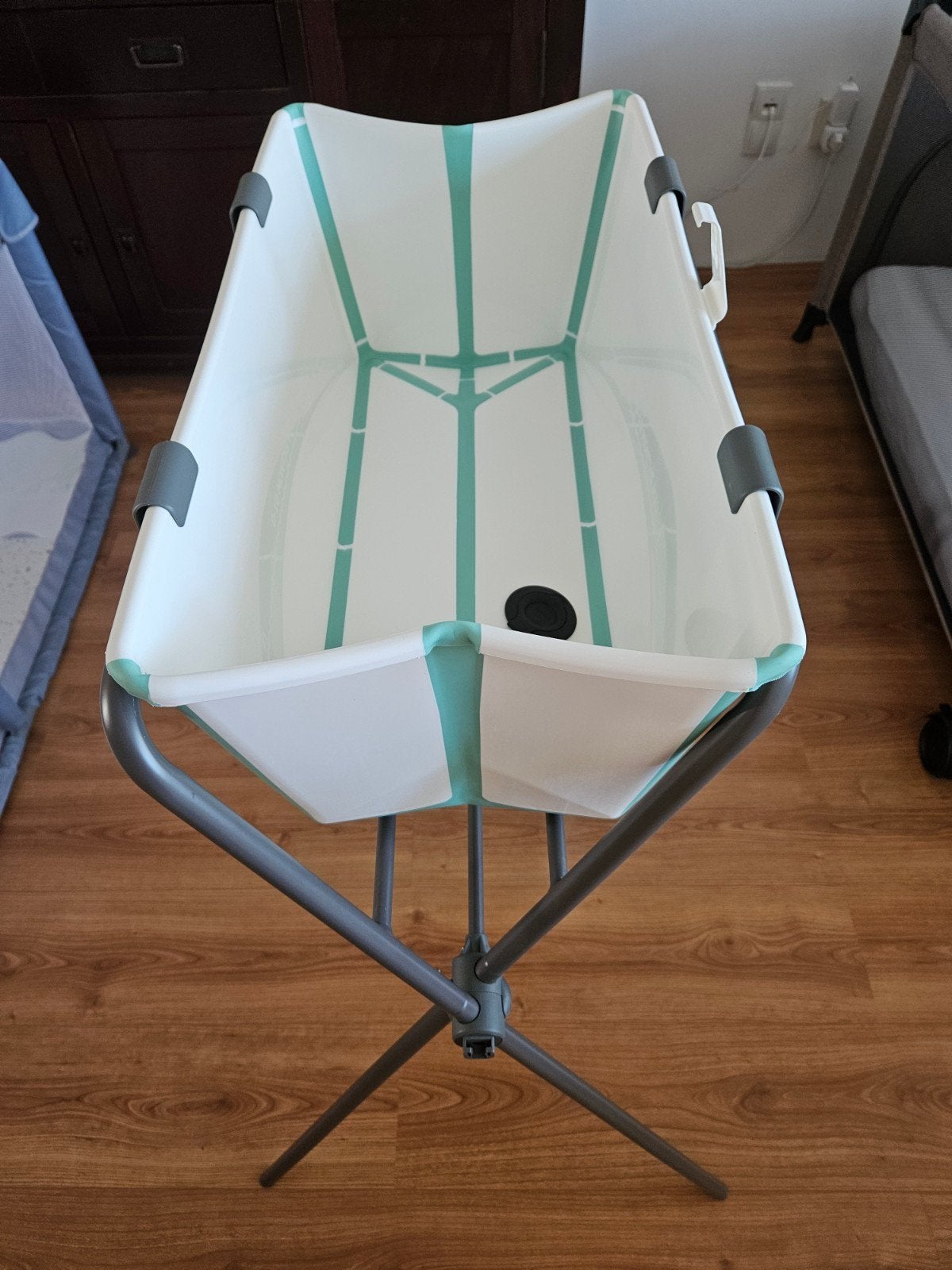 Stokke flexi bath standaard en Newborn support set, Kinderen en Baby's, Badjes en Verzorging, Gebruikt, Badje, Standaard, Ophalen