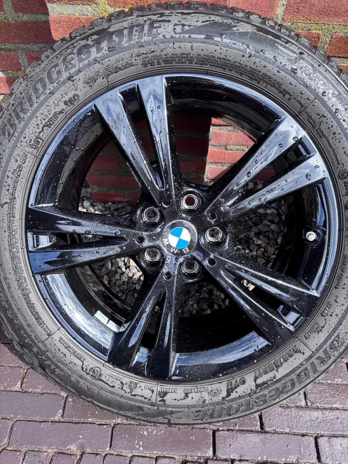 BMW  385 styling 17 inch winterbanden met velgen  225/50R17, Auto-onderdelen, Banden en Velgen, Gebruikt, Banden en Velgen, 17 inch