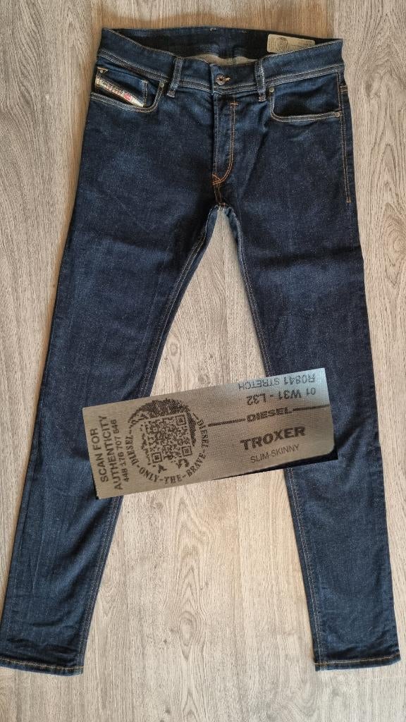 - NIEUWE - Diesel TROXER w31 L32 | 31x32 - Slim Skinny -, Kleding | Heren, Spijkerbroeken en Jeans, Blauw, Diesel, Nike, Nieuw