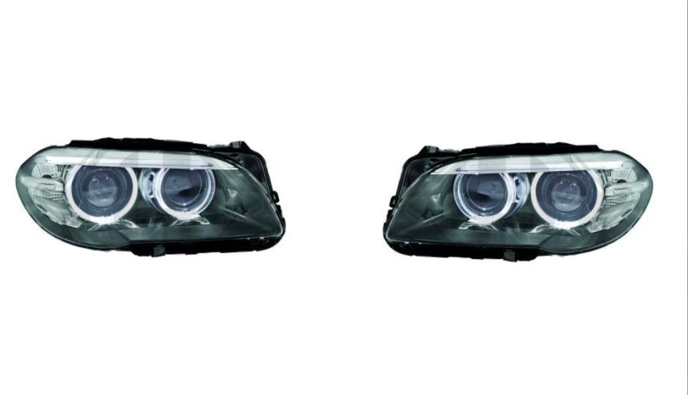 3x koplamp BMW 5 Serie F10/F11 LCI 2013 tot 2017 met vocht, Ophalen, BMW