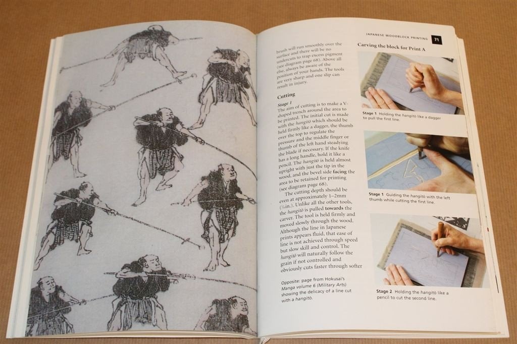 Japanse Houtsnedekunst — Technieken & Projecten, Ophalen of Verzenden, Gelezen, Grafische vormgeving