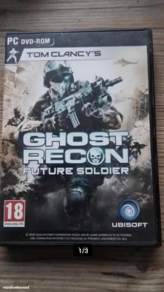 Tom Clancy's Ghost Recon Future Soldier - PC, Spelcomputers en Games, Games | Pc, Vanaf 18 jaar, Shooter, 1 speler, Ophalen of Verzenden