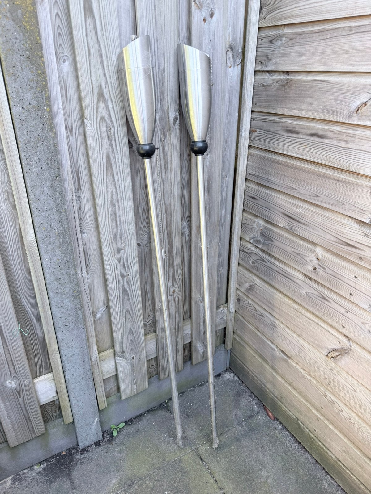 2x fakkel (nooit gebruikt), Tuin en Terras, Ophalen of Verzenden, Zo goed als nieuw
