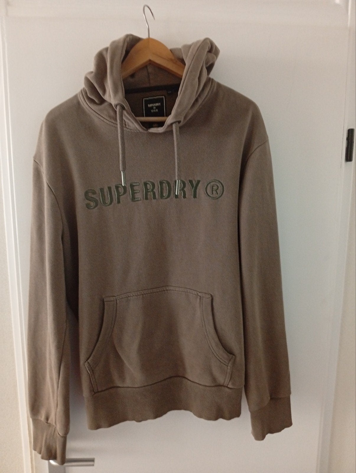 Superdry Hoodie Maat L, Maat 52/54 (L), Bruin, Ophalen of Verzenden, Gedragen