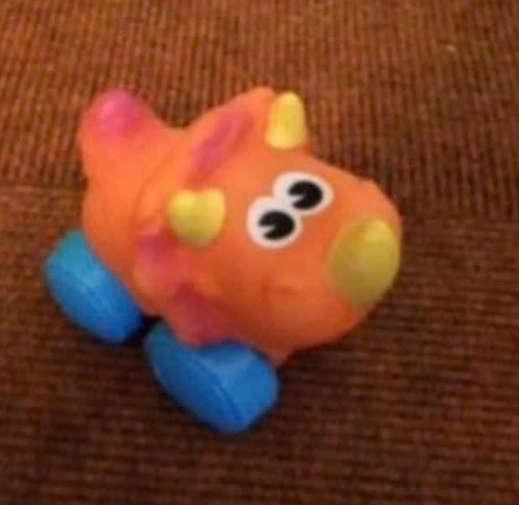 Dino op wieltjes Playskool, Ophalen, Zo goed als nieuw, Overige typen, Met wieltjes