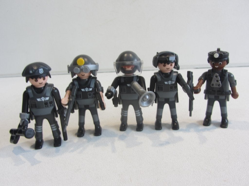 Playmobil Politie arrestatieteam – 5565, Ophalen of Verzenden, Gebruikt, Losse onderdelen