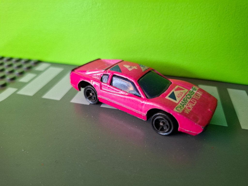Onbekend - Ferrari 328GTB [roze] 1/60, Ophalen of Verzenden, Gebruikt, Auto