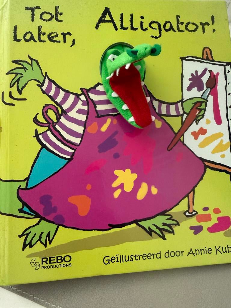 Tot later, Alligator!, Gelezen, 3 tot 4 jaar, Ophalen of Verzenden, Uitklap-, Voel- of Ontdekboek