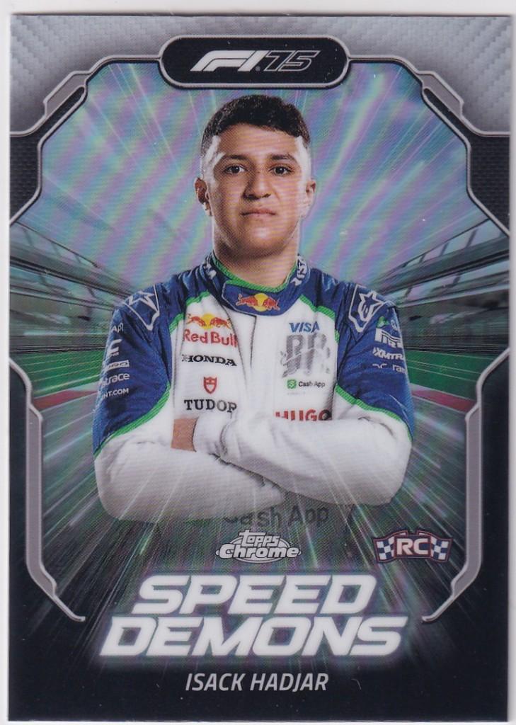 Isack Hadjar Speed Demons Refractor RC #SD-5, Verzenden, Nieuw, Formule 1