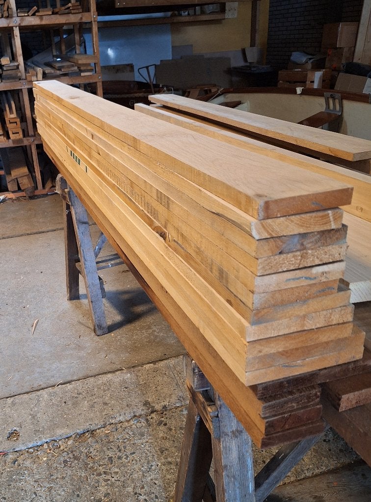 Elzenhouten planken, Ophalen, Nieuw