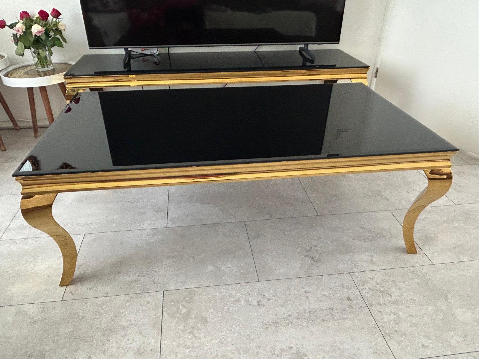Set tv meubel en salon tafel, Ophalen, Zo goed als nieuw, Rechthoekig, 50 tot 100 cm
