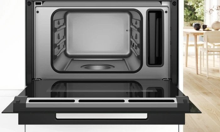 Nieuwe Bosch Serie 8 Inbouw Stoomoven 60x45 Zwart met App, 45 tot 50 cm, Nieuw, Stoom, Inbouw