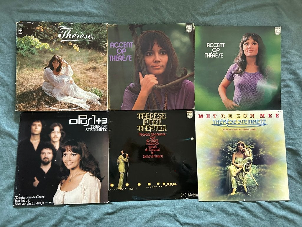 7 LP's Thérèse Steinmetz (ook per stuk te koop), LP, Gebruikt, Ophalen of Verzenden, Levenslied of Smartlap