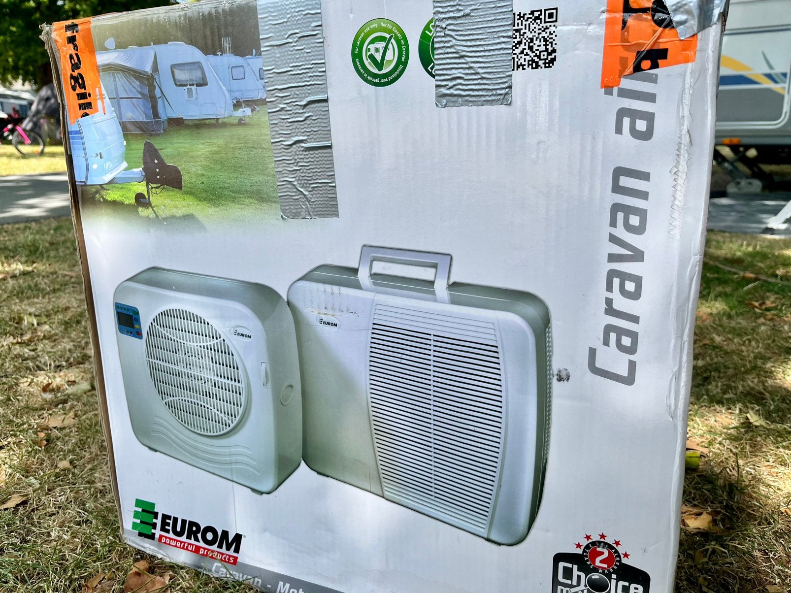 Caravan Airco Eurom, Minder dan 60 m³, 3 snelheden of meer, Ophalen of Verzenden, Zo goed als nieuw