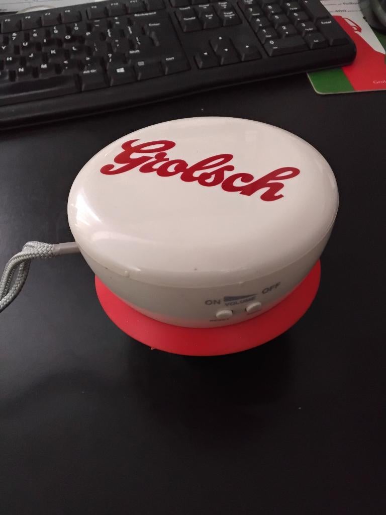 Grolsch beugel dop radio, Ophalen of Verzenden, Gebruikt, Flesje(s), Grolsch