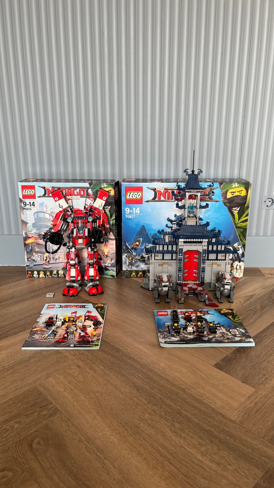 Lego Ninjago Movie sets 70615 en 70617, Kinderen en Baby's, Ophalen, Gebruikt, Lego, Compleet