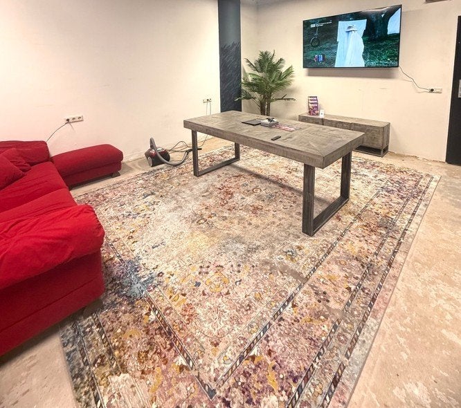 2x vintage kleed 300x400 cm nieuw, Ophalen, 200 cm of meer, Crème, Rechthoekig