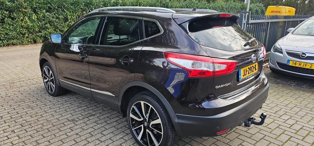 Nissan Qashqai 1.2 Tekna, Auto's, Nissan, Voorwielaandrijving, Euro 5, Gebruikt, Zwart