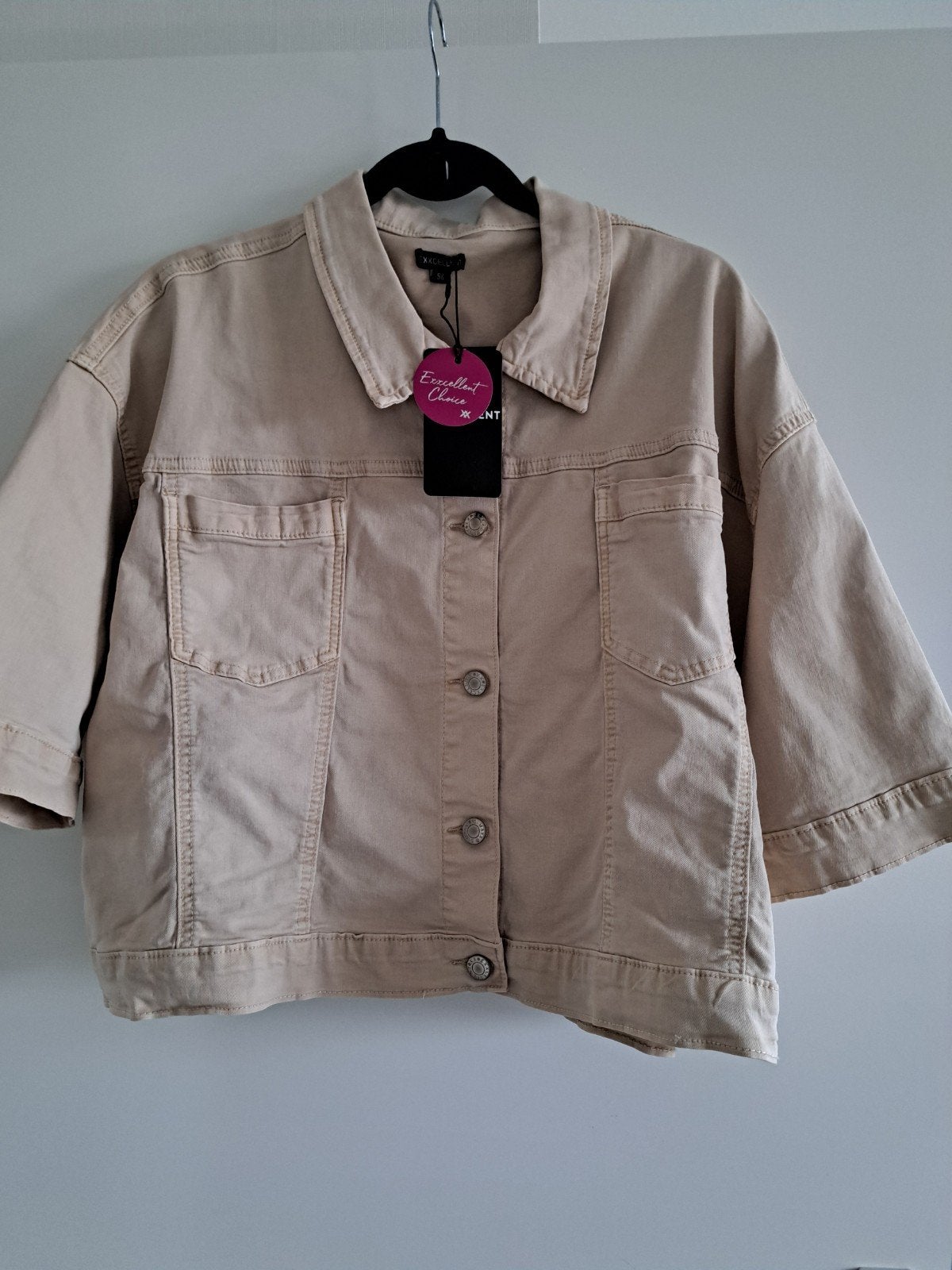Nieuw Exxcellent jacket populair 52/54, Kleding | Dames, Ophalen of Verzenden, Nieuw, Beige
