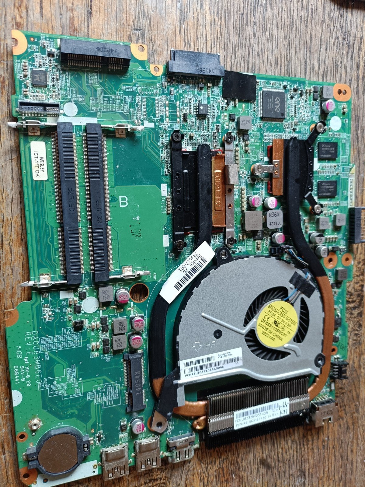 Hp 14-N / 15-N moederbord i3, Ophalen, DDR3