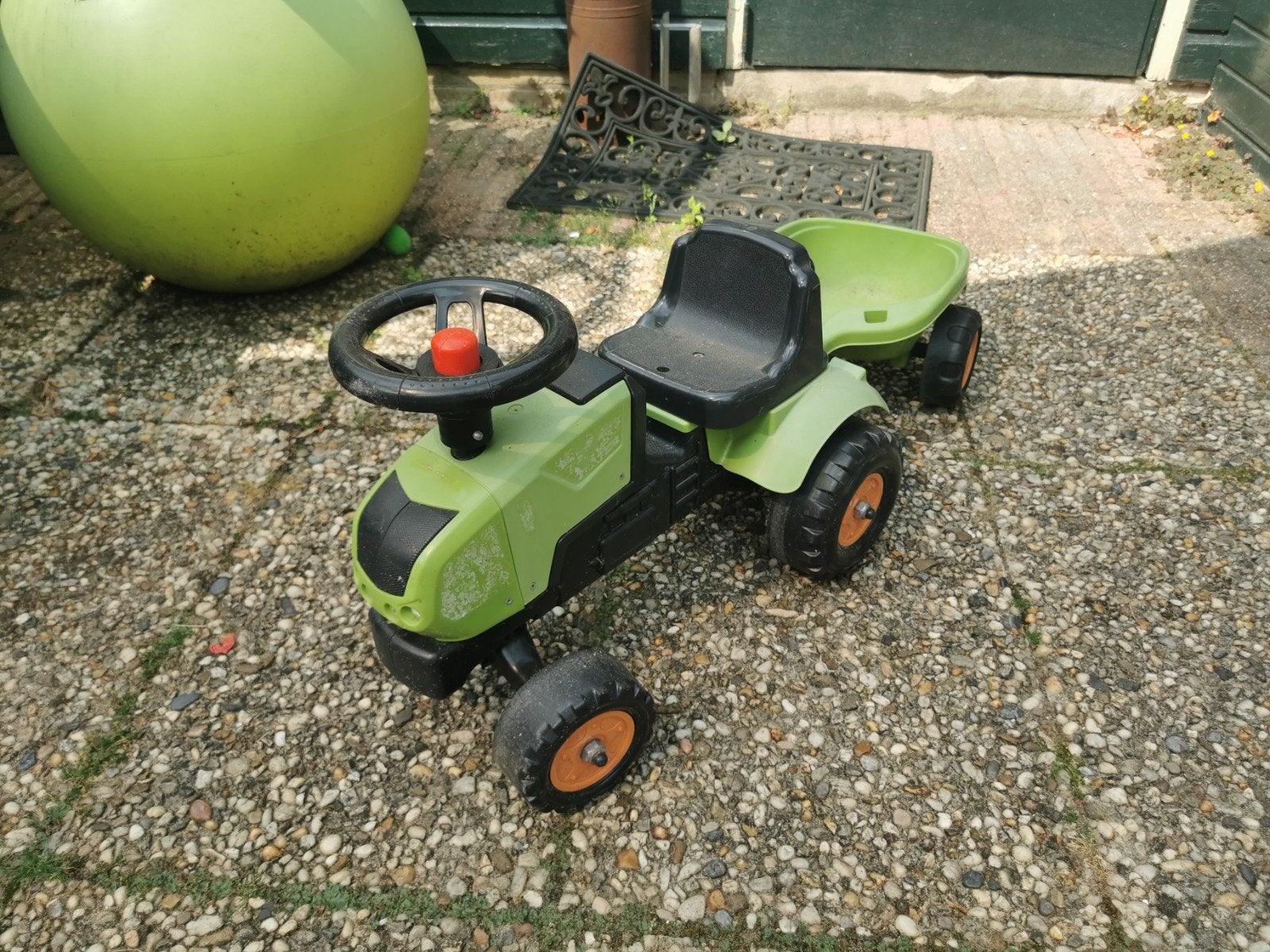 Claas loop tractor met aanhanger, Ophalen, Gebruikt, Overige merken, Met kar of aanhanger