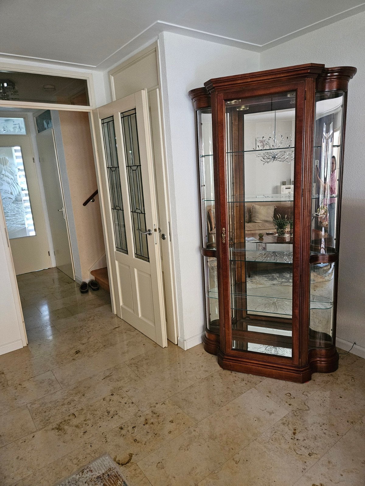 Vitrine kast, Huis en Inrichting, Zo goed als nieuw, 150 tot 200 cm, 25 tot 50 cm, 50 tot 100 cm