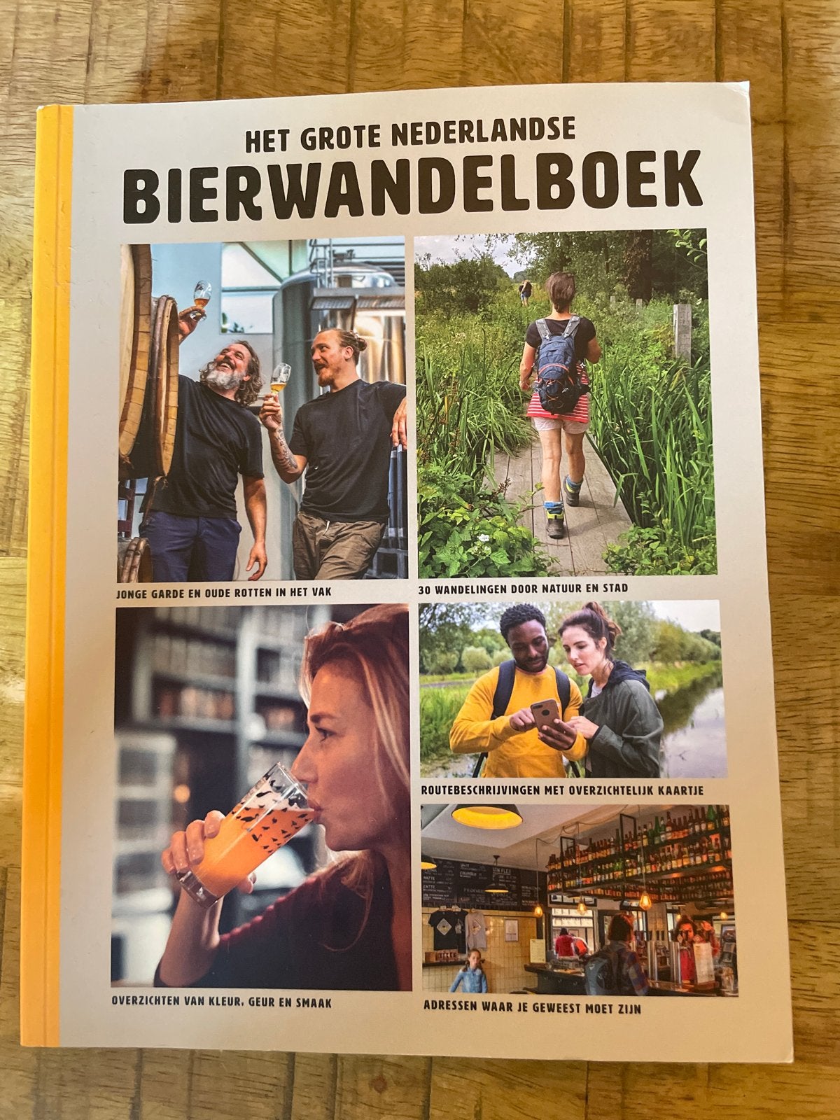 Het Grote Nederlandse Bierwandelboek ANWB, Fiets- of Wandelgids, Ophalen of Verzenden, Zo goed als nieuw, ANWB