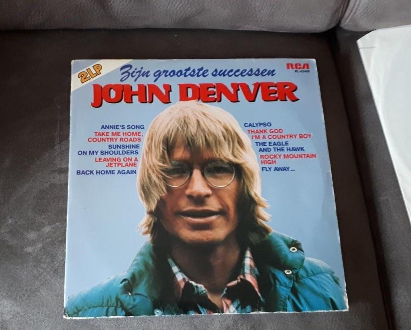 LP/Vinyl -John Denver- 2 LP's- Zijn grootste Successen-€5.00, Dubbel-LP, Verzenden, Gebruikt, 12 inch