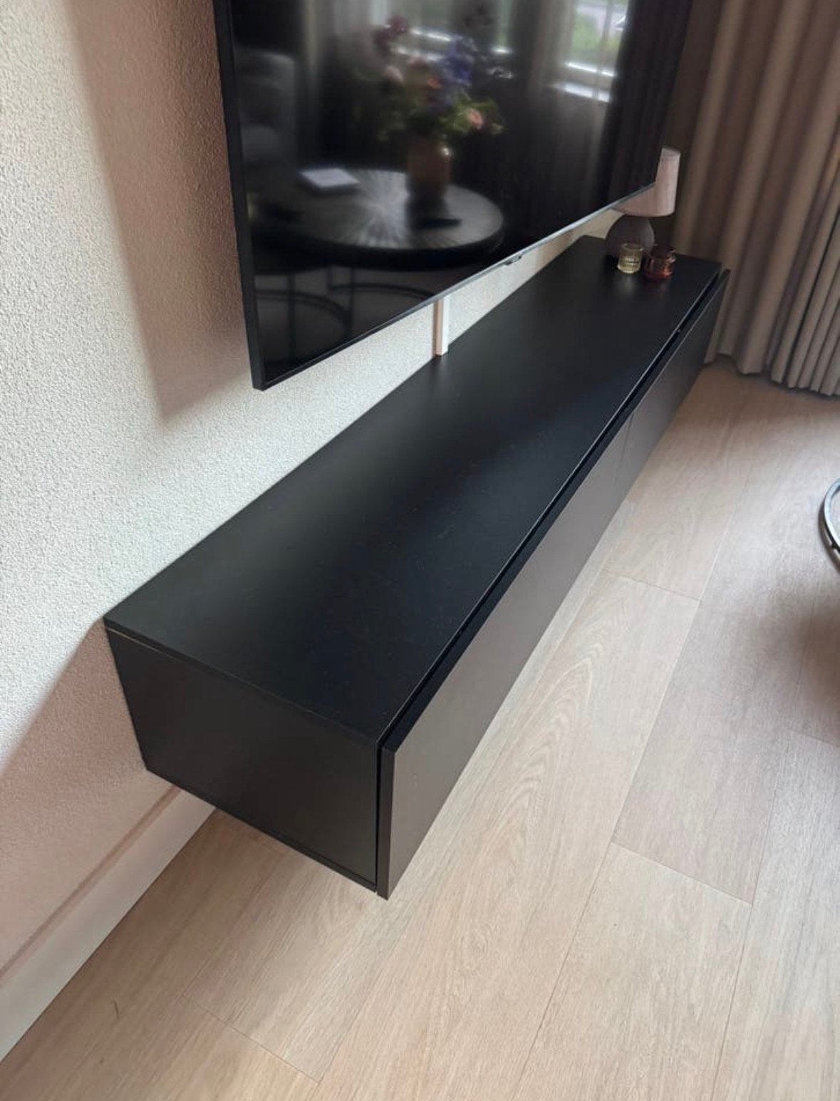 Gratis op te halen! Zwevend tv meubel, Ophalen, 150 tot 200 cm, Zo goed als nieuw, Minder dan 100 cm