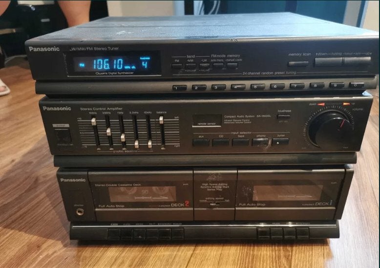 Panasonic sa-hm35l compact audio systeem, Ophalen of Verzenden, Gebruikt, Tuner of Radio, Overige merken