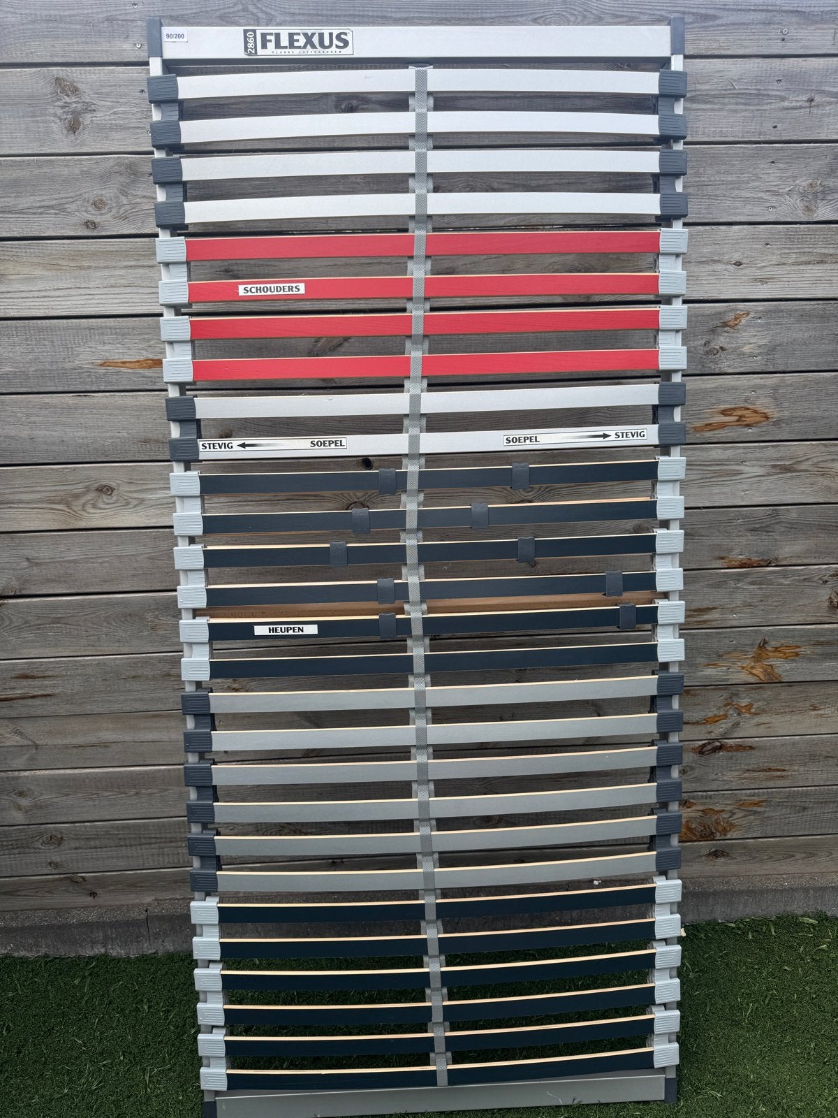 Flexus 2860 vlakke lattenbodem 90x200, Ophalen, Gebruikt, 90 cm, Eenpersoons