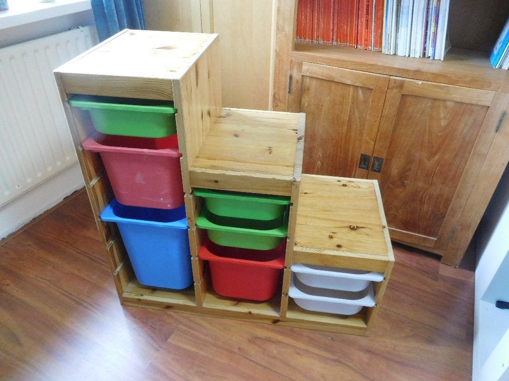 IKEA Trofast opbergkast met bakken, Kinderen en Baby's, Ophalen, Gebruikt, Kast, 75 tot 100 cm