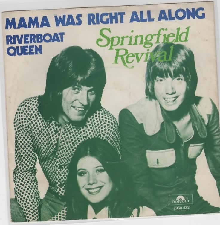 Springfield Revival- Mama was right all along, 7 inch, Ophalen of Verzenden, Zo goed als nieuw, Beschermende buitenhoes