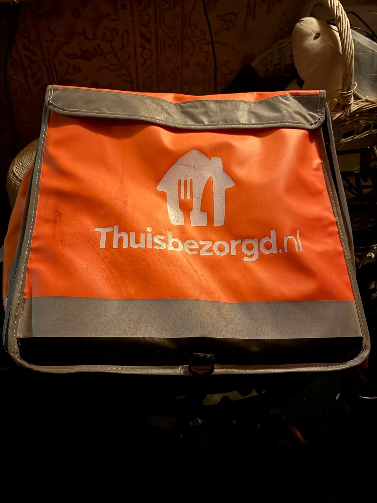 Thuisbezorgd bezorgtas, Ophalen of Verzenden, Zo goed als nieuw