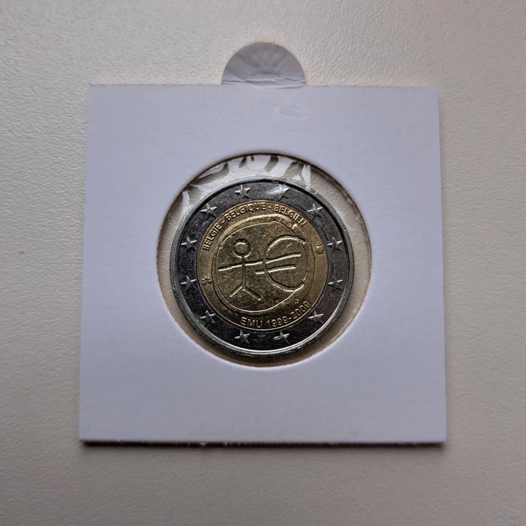 België 2 Euro 2009 - 10 jaar EMU, Ophalen of Verzenden, België, 2 euro, Losse munt