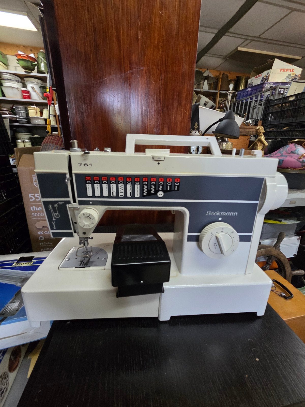 Beckmann Naaimachine 761 - Gebruikt, Ophalen of Verzenden, Gebruikt, Naaimachine, Overige merken