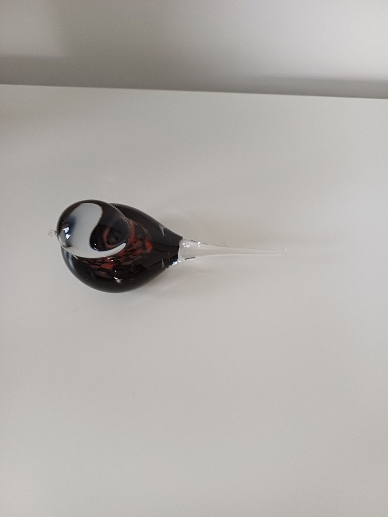 Broft Leerdam glazen staartmees, Antiek en Kunst, Ophalen of Verzenden, Glas