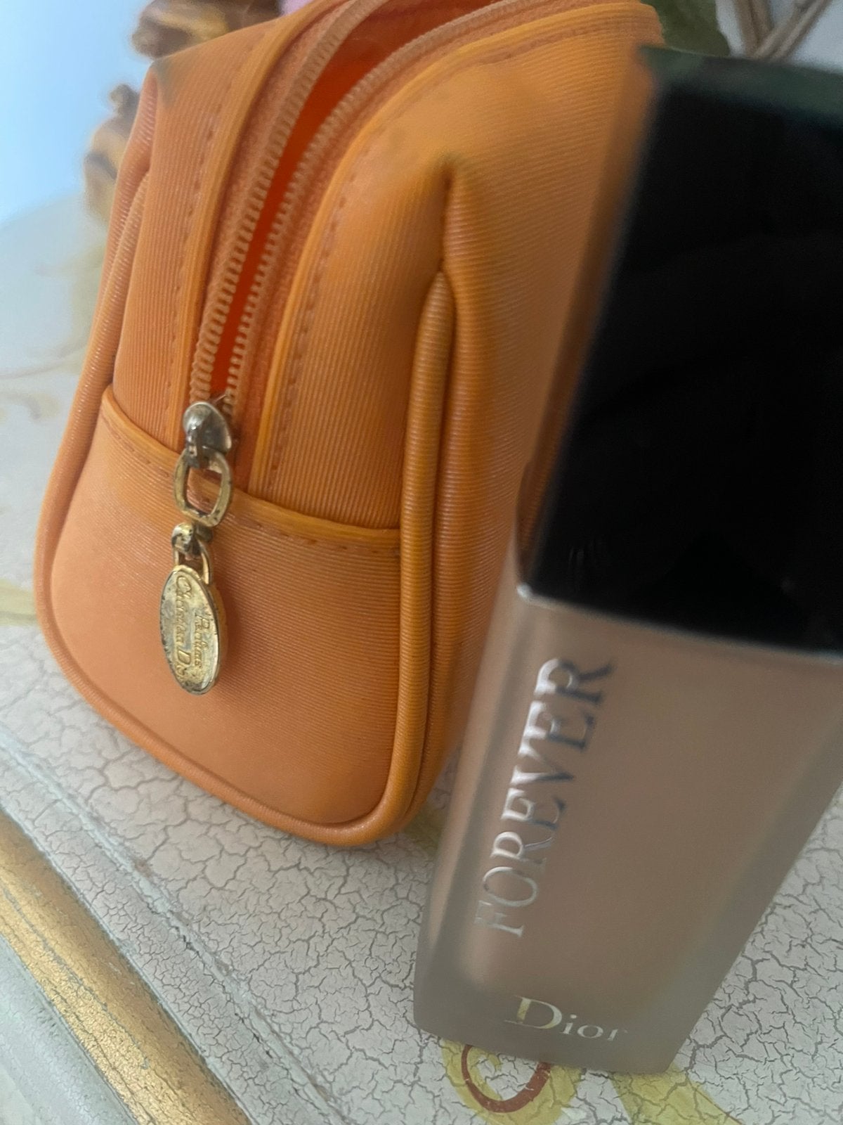 Toilettas Christian Dior gevuld met make-up forever, Ophalen of Verzenden, Beige, Gehele gezicht, Make-up