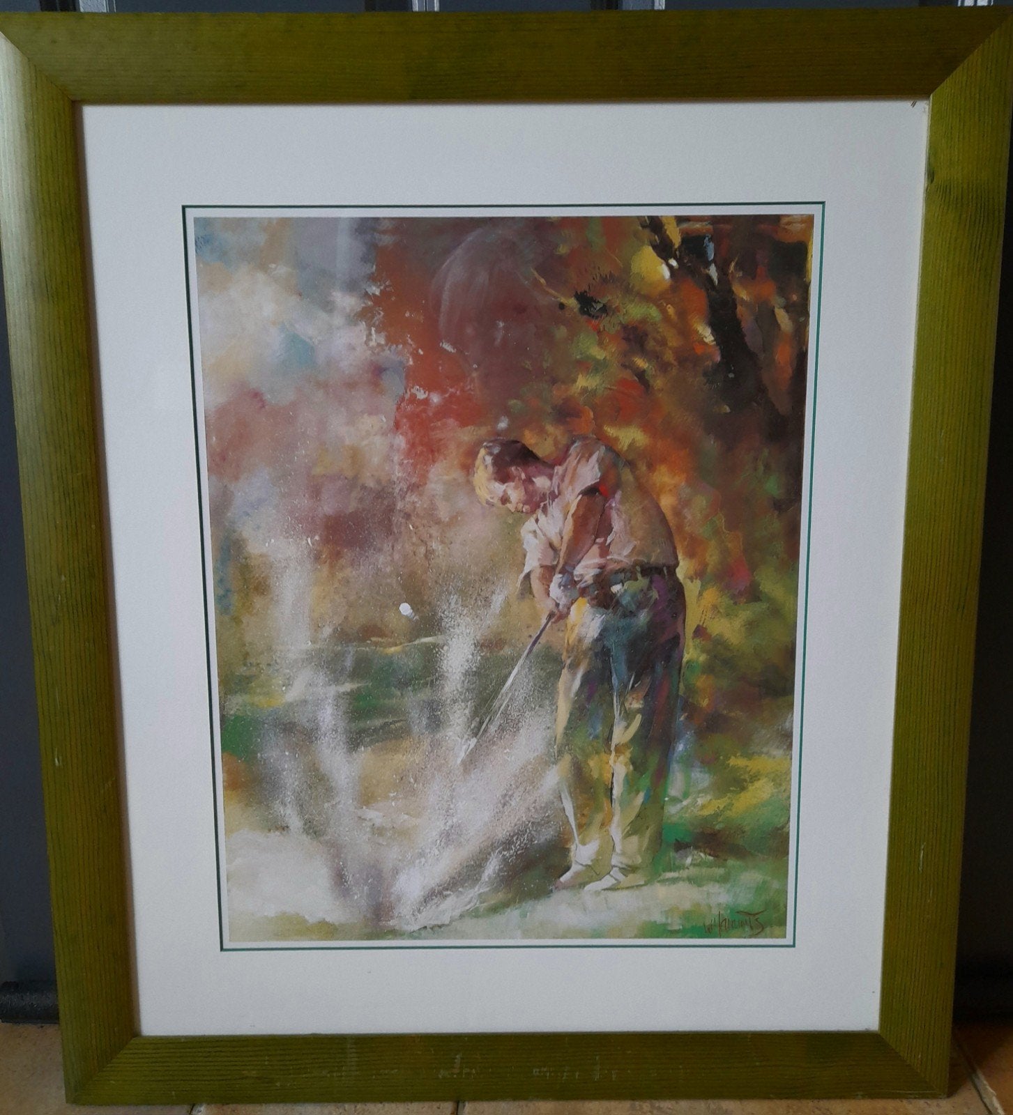 "A Perfect Strike", Achter glas, Overige stijlen, Ophalen of Verzenden, Print